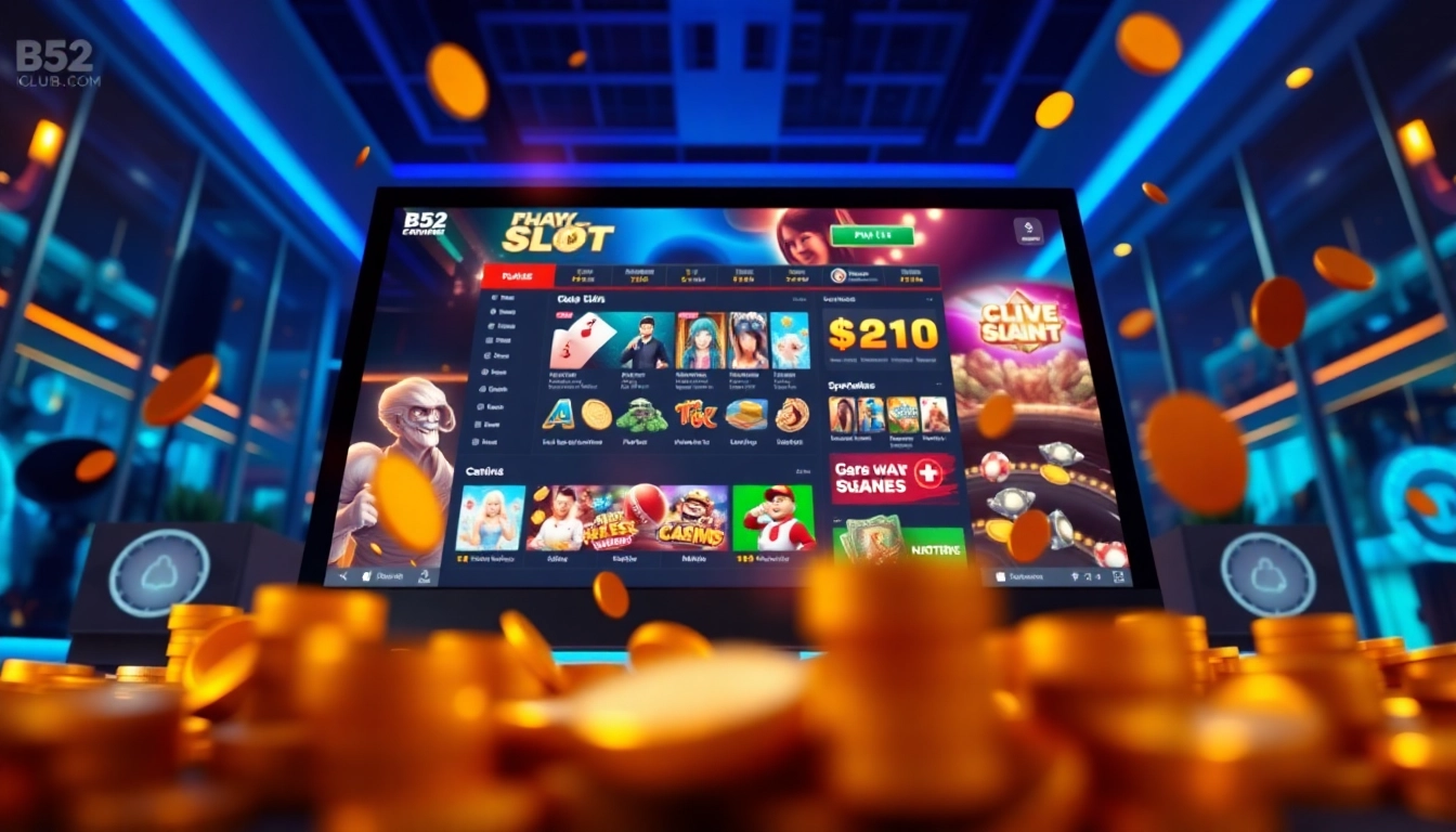 Experience the excitement of online gaming at https://b52clubn.com/ with dynamic betting interfaces and vibrant visuals.