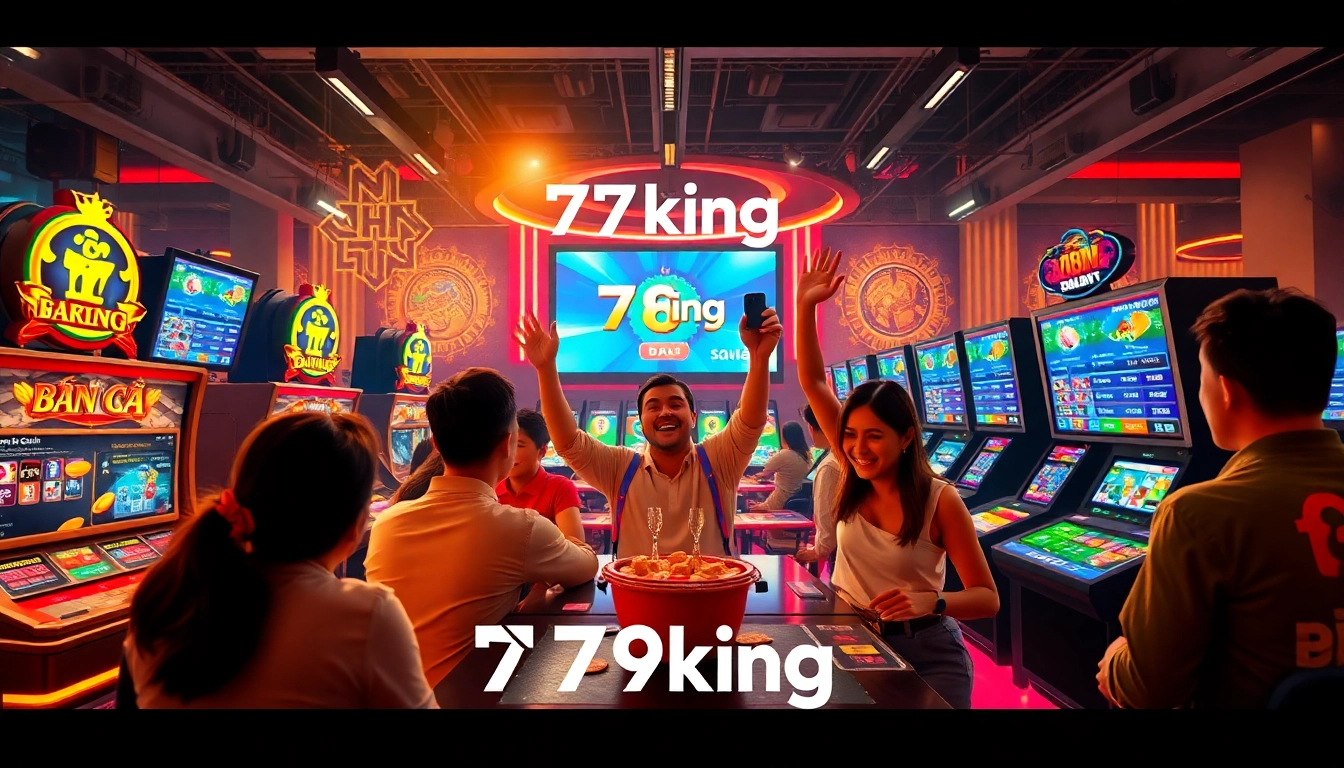 Exciting online gaming experience at 79king with players enjoying games.