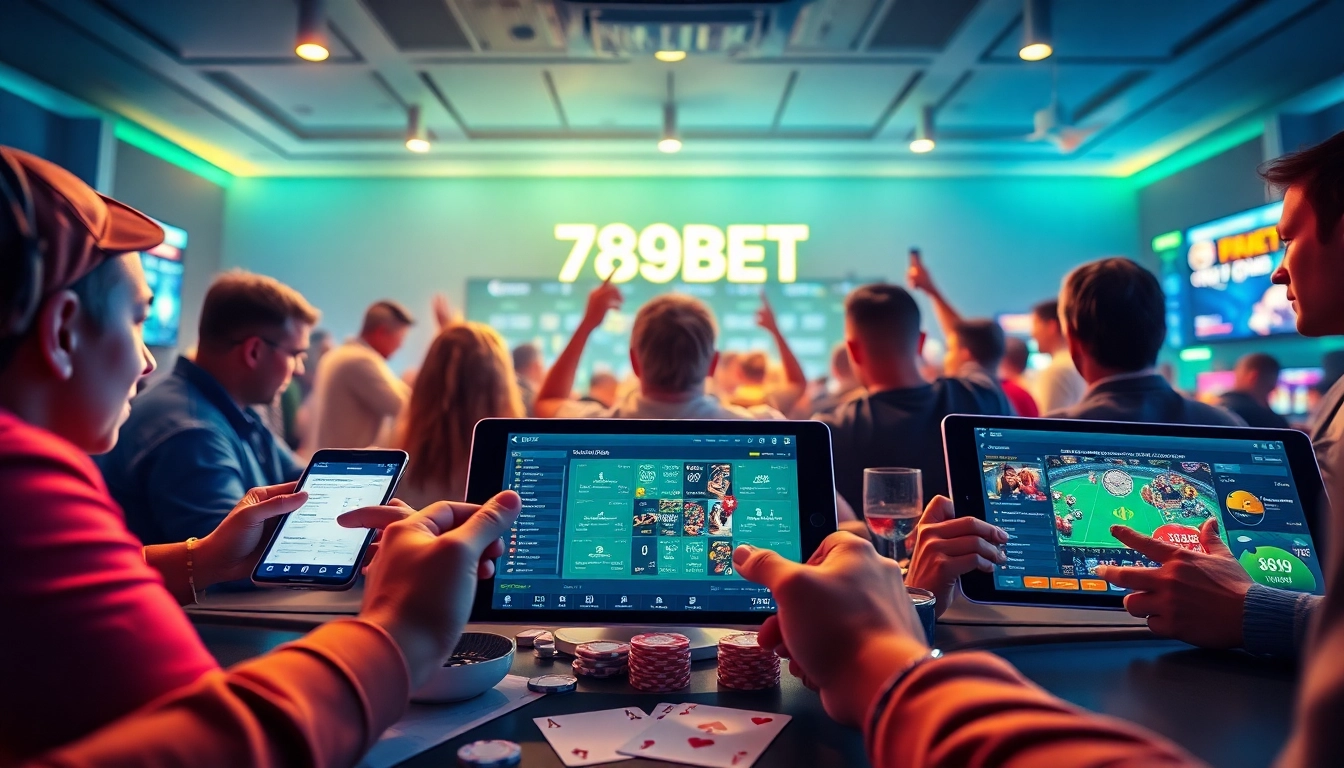 Players enjoying diverse games on 789BET's dynamic online betting interface.