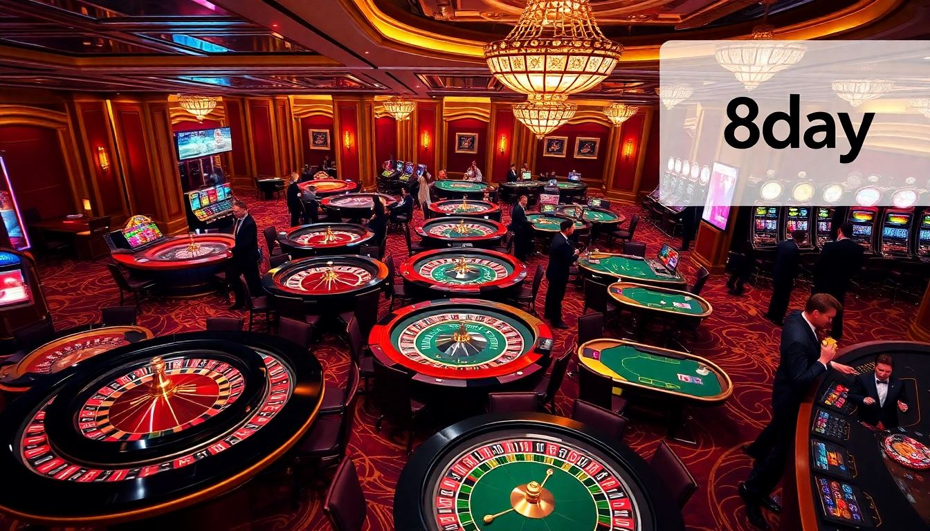 8day offers thrilling casino experiences with vibrant tables and exciting games.