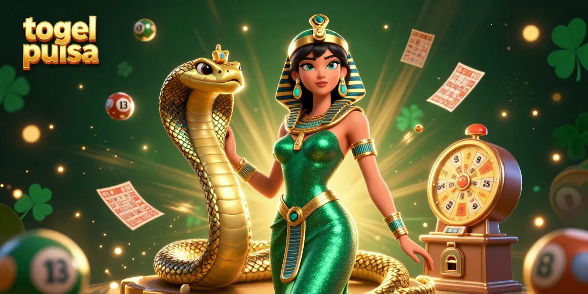 Experience the thrilling world of togel pulsa with captivating lottery visuals and dynamic gaming elements.